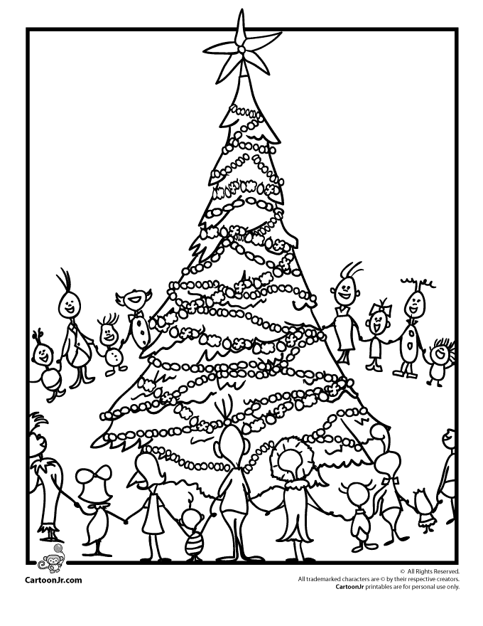 Plansa de colorat cu Grinch 26 19